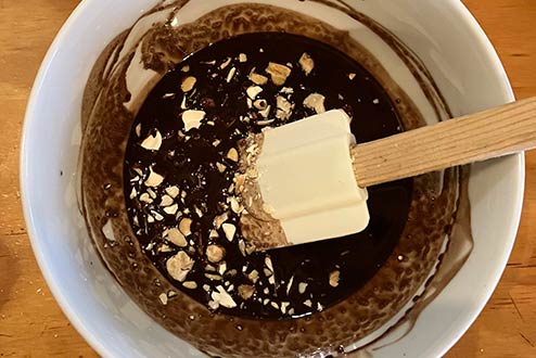making dark chocolate from cocoa powder process step 5