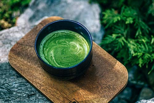 matcha is a popular and natural white chocolate food coloring