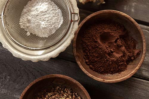 dutch processed cocoa powder is darker than natural