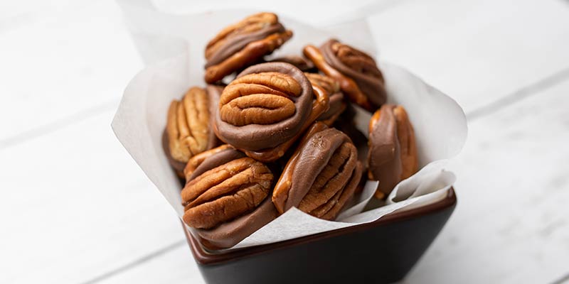 How to make chocolate covered pecans recipe