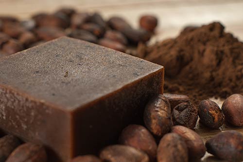 Cocoa powder fudge is fine but avoid Dutch process