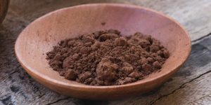 Use black cocoa powder to develop an intense dark color